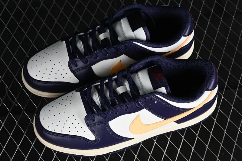 All categories Nk SB Dunk series Nk SB Dunk Low low-top sneakers Nk Dunk Low Retro "Navy Blue" purple gold white SB low-top casual sneakers FV8106-181